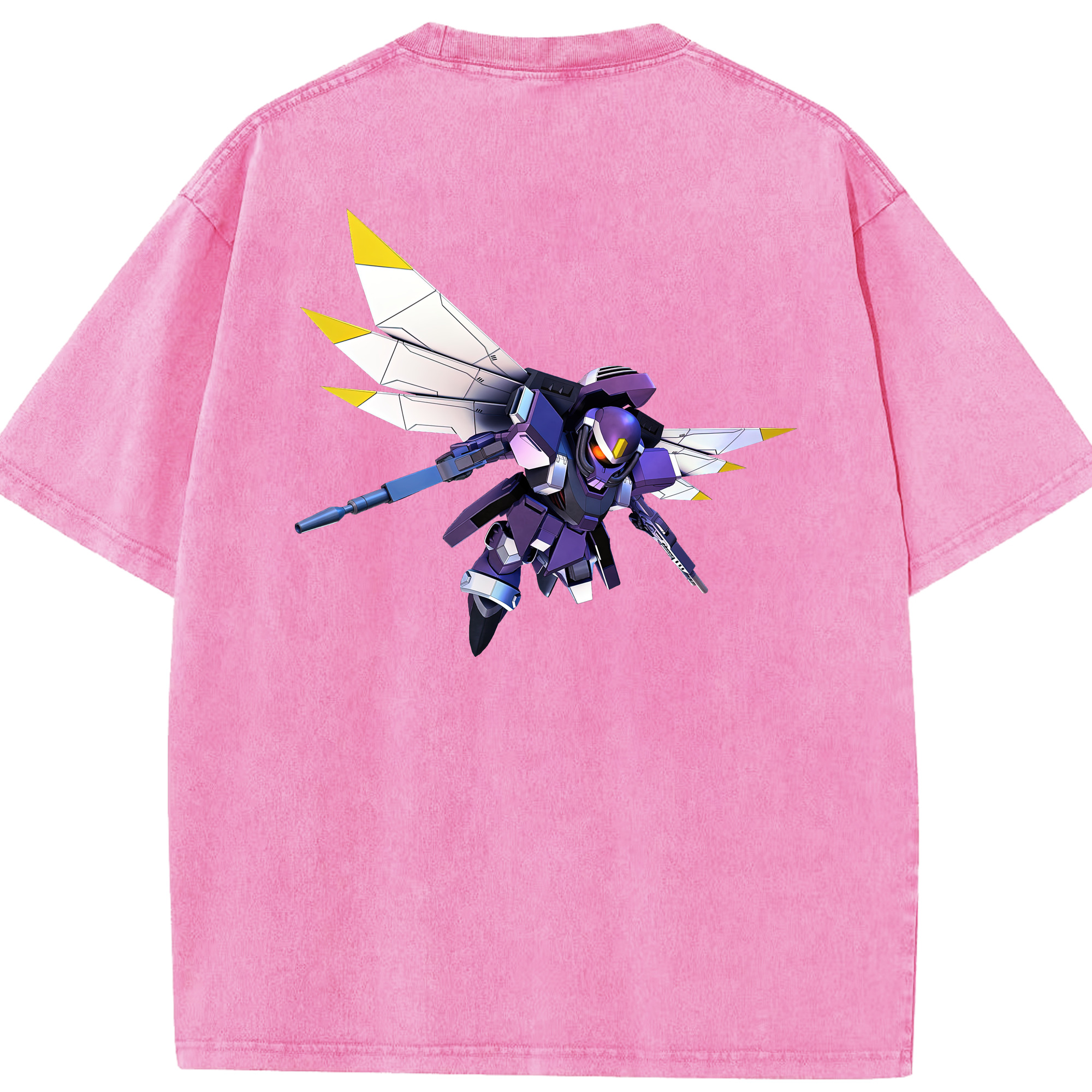 （画像用） 機動戦士ガンダム Mobile Suit Gundam 綿100% ヴィンテージ風 半袖Tシャツ（背面プリント）